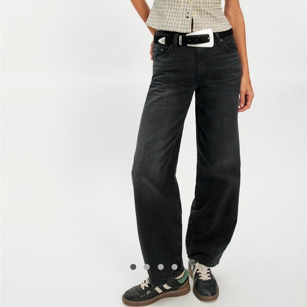 Levi's Baggy Dad Jeans- Washed Black - Size 26